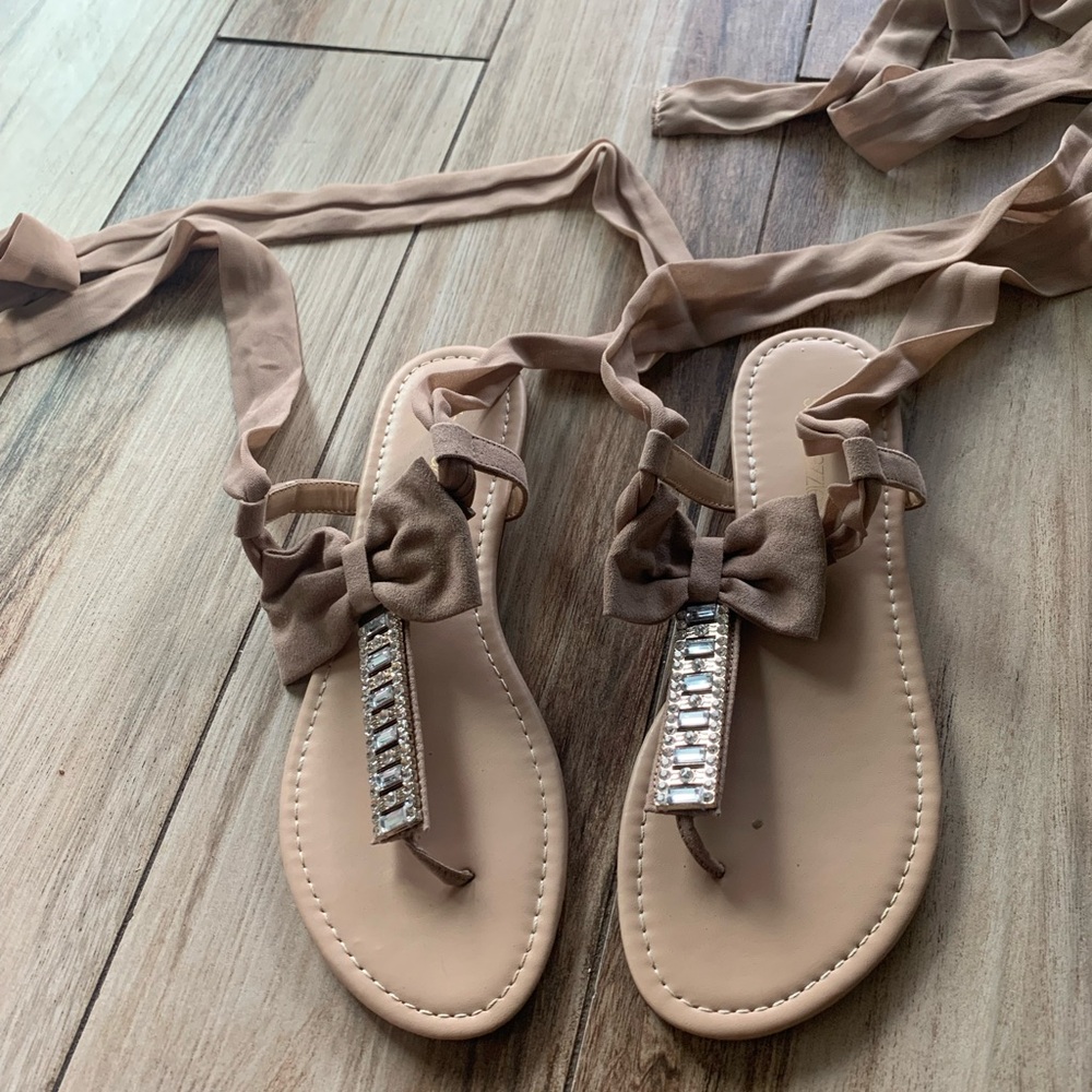 Cute tan sandals
